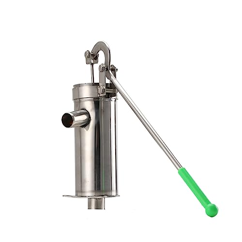 TABODD Wasserpumpe Edelstahl, Wasserhandpumpe Handpumpe Wasser Brunnen Handwasserpumpe Manuelle Wassersaugpumpe...